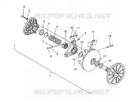 TRASMISSIONE FRIZIONE ASSEMBLY 440 XCR / 0931760 (4923022302023A)