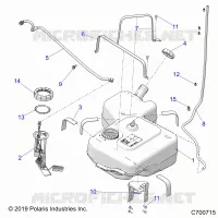 SISTEMA DI ALIMENTAZIONE CARBURANTE, FUEL TANK