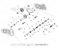 TRASMISSIONE, PRINCIPALE SCATOLA INGRANAGGI INTERNALS