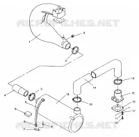 IMPIANTO DI SCARICO SLT 750 B944170 (4925942594014A)