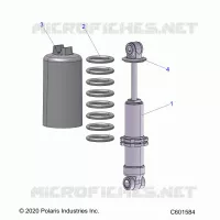 SUSPENSION, SHOCK ANTERIORE TRACK (7045494)
