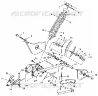 SWING ARM   SHOCK XPLORER 4X4 W959140 (4930223022C002)