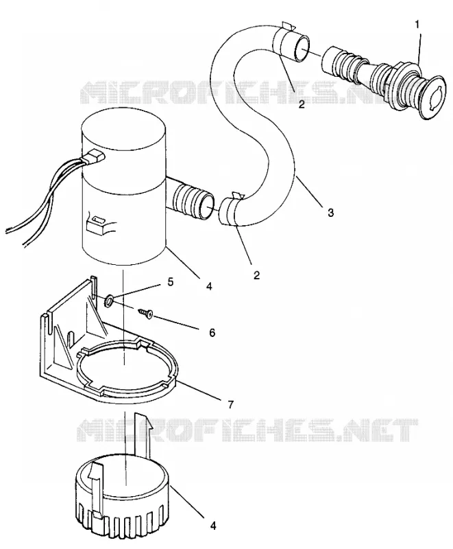 POMPA DI SENTINA SL 780 B964087 and Intl. SL 780 I964087 (4935523552B009)