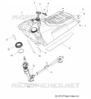 SISTEMA DI ALIMENTAZIONE CARBURANTE, CARBURANTE TANK ASM.