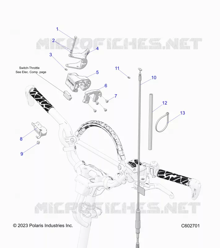 MOTORE, THROTTLE CONTROL ASM.