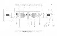 DRIVE TRAIN, ALBERO DI TRASMISSIONE, REAR