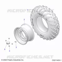 RUOTAS, FRONT TIRE