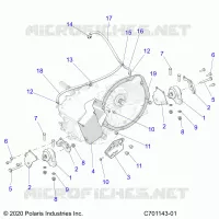 TRASMISSIONE, GEARCASE, MAIN, MOUNTING