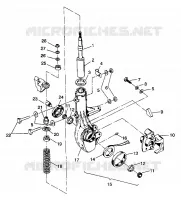 ANTERIORE MONTANTE MONTAGGIO 4X4 350L W938139 (4924052405014A)