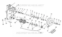 TRACK and ALBERO DI TRASMISSIONE ASSEMBLY WIDETRAK GT / X932061 (4924722472015A)
