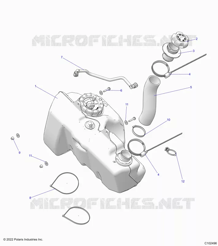 SISTEMA DI ALIMENTAZIONE CARBURANTE, FUEL TANK