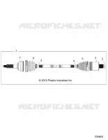 DRIVE TRAIN, POSTERIORE DRIVE SHAFT (TO 7/17/2017)