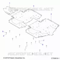 CHASSIS, SCIARED PLATES