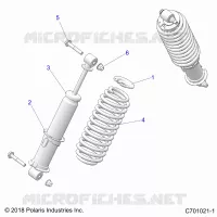 SUSPENSION, SHOCK ANTERIORE