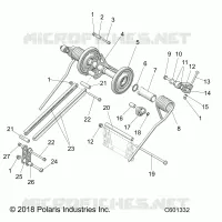SUSPENSION, POSTERIORE COPPIA ARM