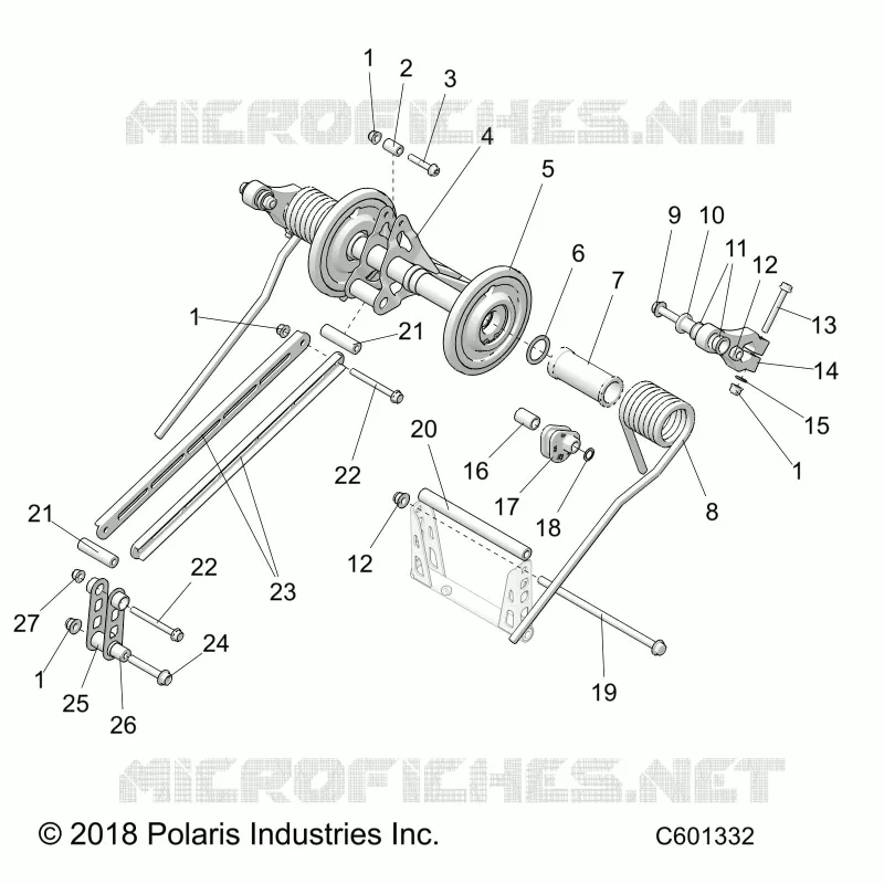 SUSPENSION, POSTERIORE COPPIA ARM