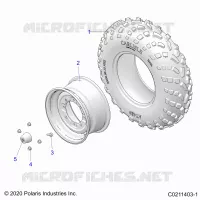 RUOTAS, FRONT TIRE