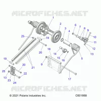 SUSPENSION, POSTERIORE COPPIA ARM