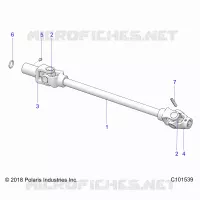 TRASMISSIONE, FRONT PROP SHAFT