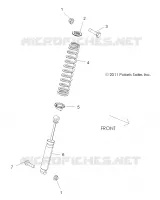 SUSPENSION, AMMORTIZZATORE POSTERIORE MOUNTING