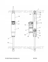 SUSPENSION, AMMORTIZZATORE POSTERIORE TRACK 