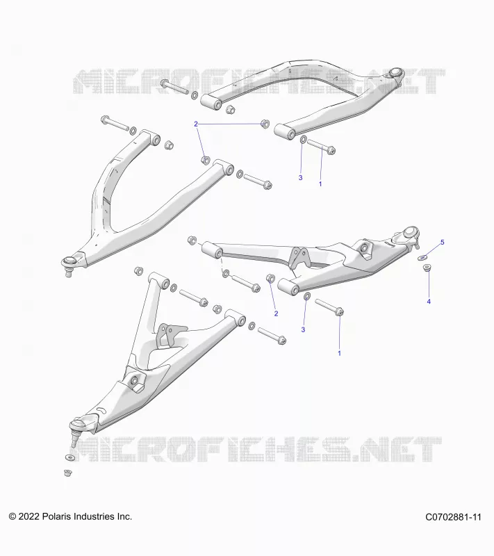 SOSPENSIONI ANTERIORI CONTROL ARMS MOUNTING