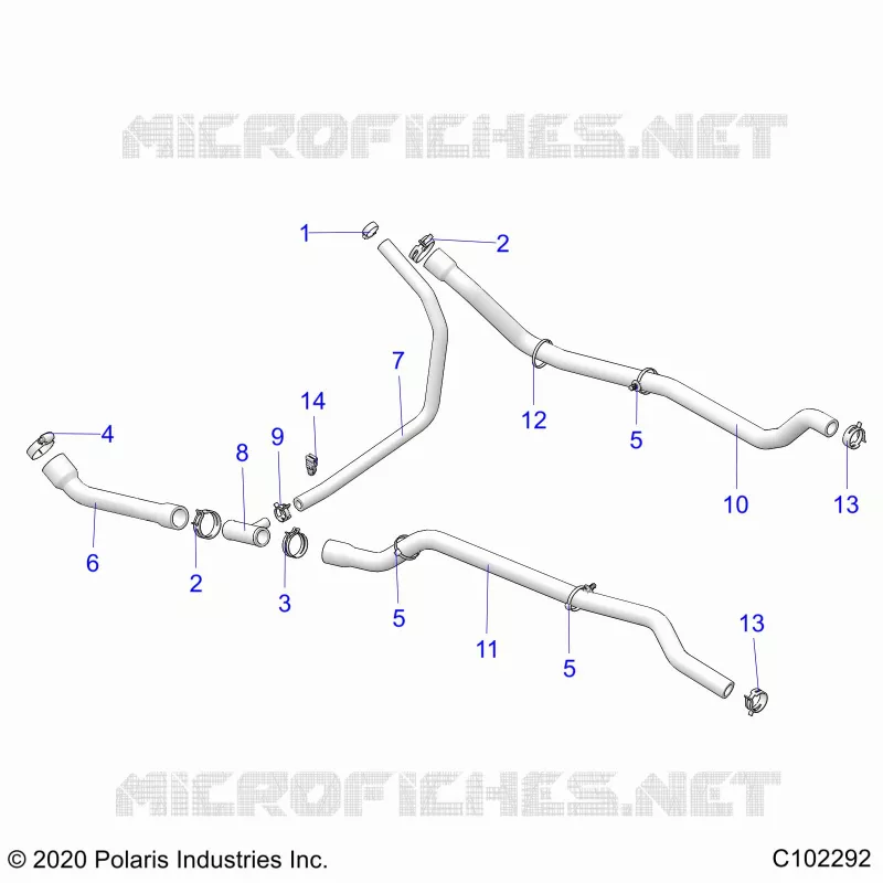 ENGINE, SISTEMA DI RAFFREDDAMENTO, HOSES