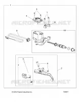 BRAKES, FRONT BRAKE LEVER AND CILINDRO PRINCIPALE