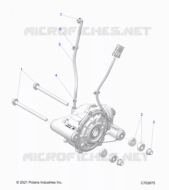 TRASMISSIONE, FRONT GEARCASE MOUNTING