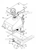 MONTAGGIO SERBATOIO CARBURANTE 4X4 250 W938127 (4924042404006A)
