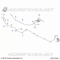 FRENO POSTERIORE BRAKE LINE AND PARK BRAKE