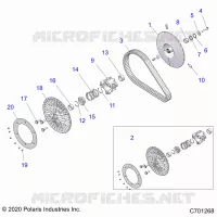 TRASMISSIONE, SECONDARY CLUTCH