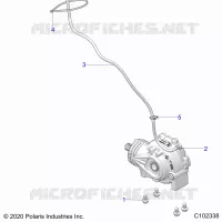 TRASMISSIONE, GEARCASE MOUNTING, FRONT