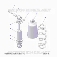 SUSPENSION, SHOCK ANTERIORE TRACK (7043995)