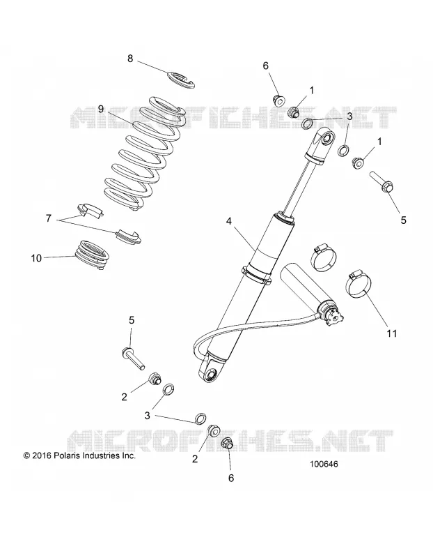 SOSPENSIONE POSTERIORE SHOCK MOUNTING