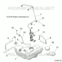 SISTEMA DI ALIMENTAZIONE CARBURANTE, FUEL TANK AND RELATED
