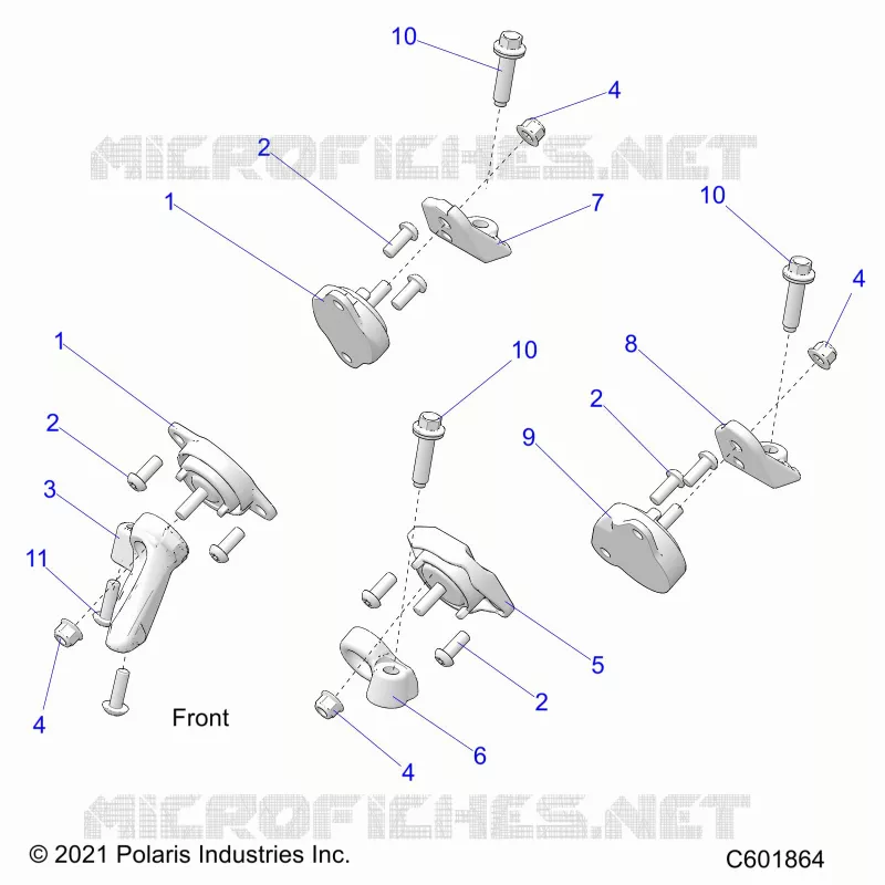 MOTORE, MOUNTING & LONG BLOCK