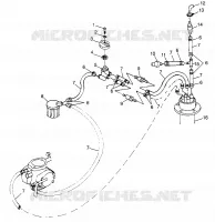 SISTEMA DI ALIMENTAZIONE CARBURANTE (SL 700) SL 700 B974071 and Intl. SL 700 I974071 (4940874087A011)