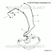 BODY, CARBURANTE LINES, STD. 