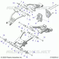SOSPENSIONE POSTERIORE CONTROL ARM MOUNTING