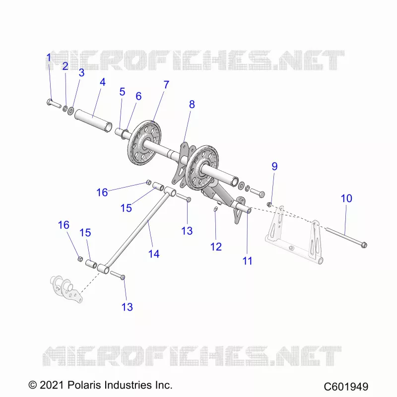 SUSPENSION, POSTERIORE COPPIA ARM