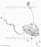 TRASMISSIONE, FRONT GEARCASE MOUNTING