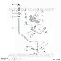 BRAKES, BRAKE PEDAL AND CILINDRO PRINCIPALE