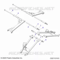 SOSPENSIONE POSTERIORE CONTROL ARM MOUNTING