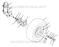 RUOTA ANTERIORE ASSEMBLY (4917721772015A)