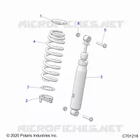 SUSPENSION, SHOCK ANTERIORE MOUNTING
