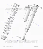 SUSPENSION, SHOCK ANTERIORE MOUNTING, DELUXE