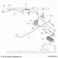 SISTEMA DI ALIMENTAZIONE CARBURANTE, FUEL TANK EVAP, CANISTER AND LINES