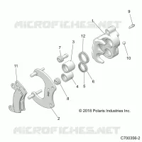 FRENO POSTERIORE CALIPER