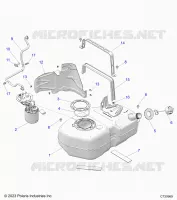 SISTEMA DI ALIMENTAZIONE CARBURANTE, FUEL TANK ASM.
